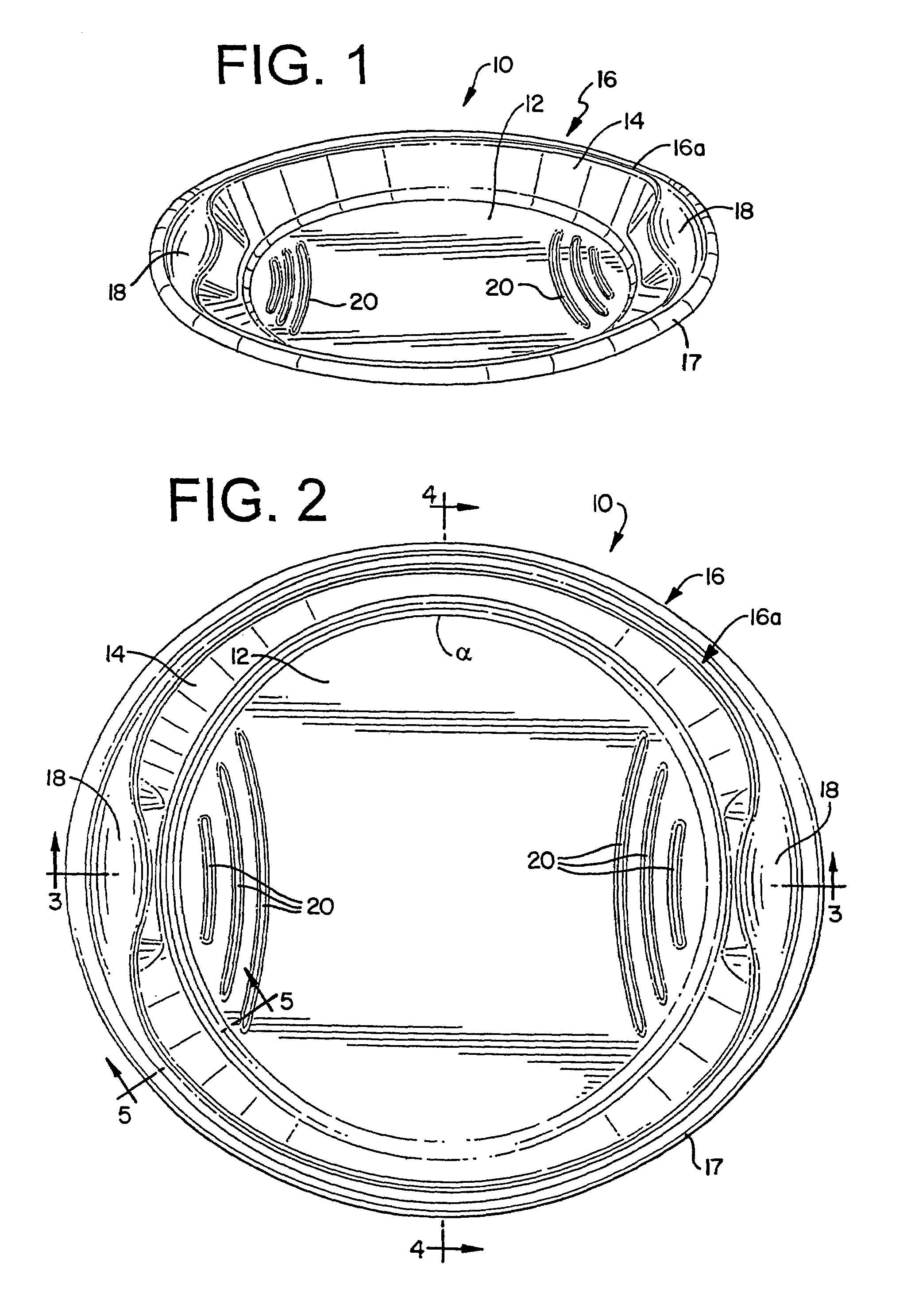 Disposable plate having improved ergonomics