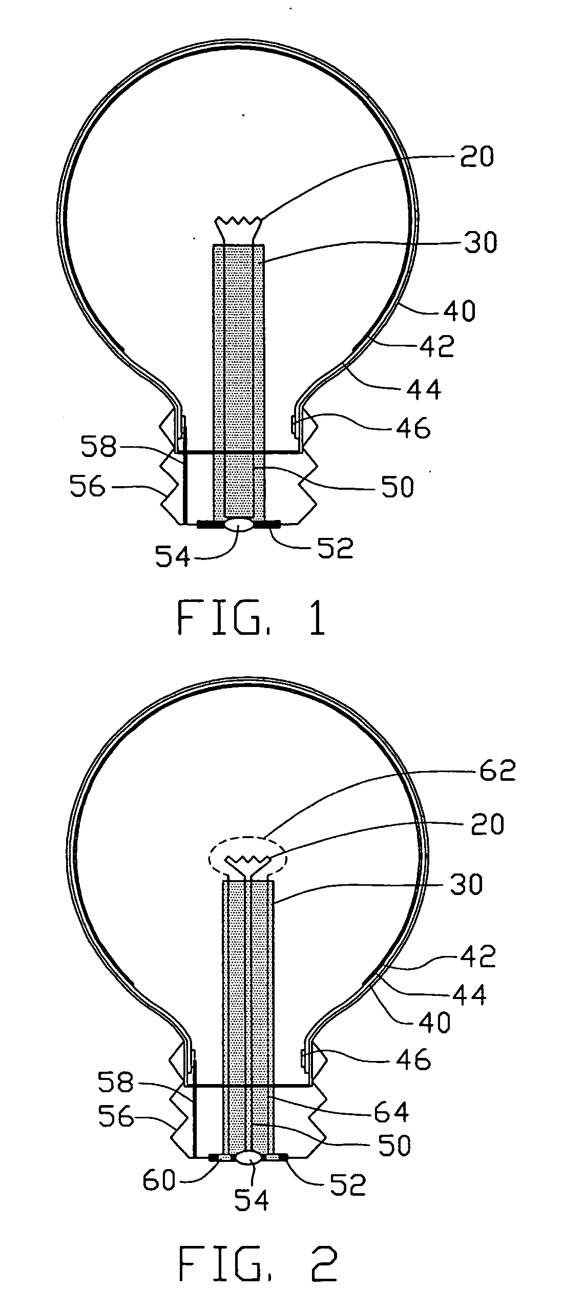 Field emission luminescent light source