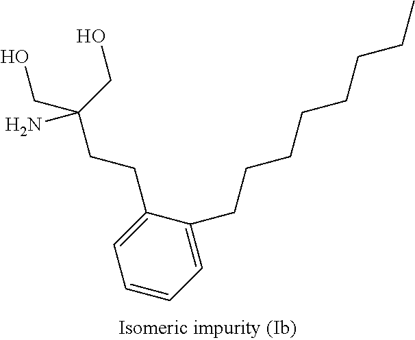 Fingolimod hydrochloride process