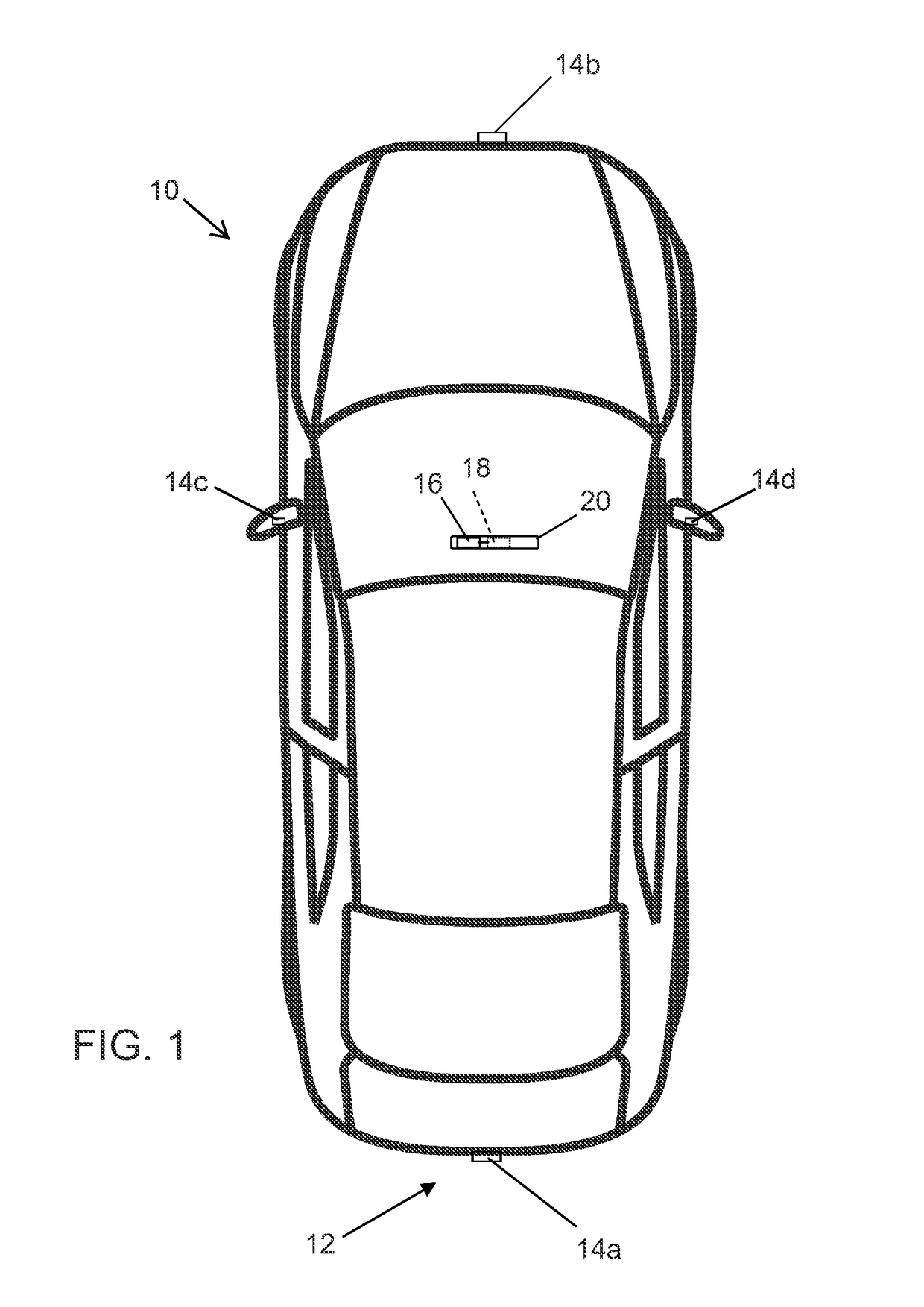 Optical test device for a vehicle camera and testing method