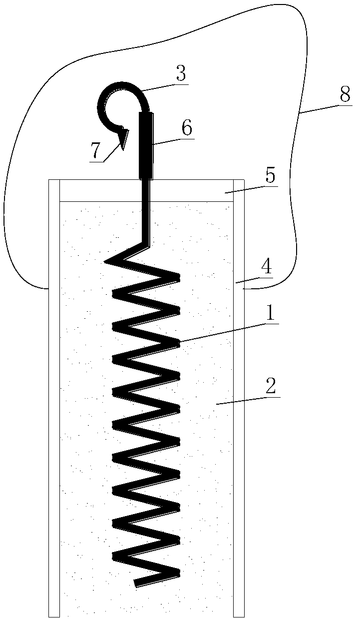 Solid non-polarized electrode and manufacturing method thereof