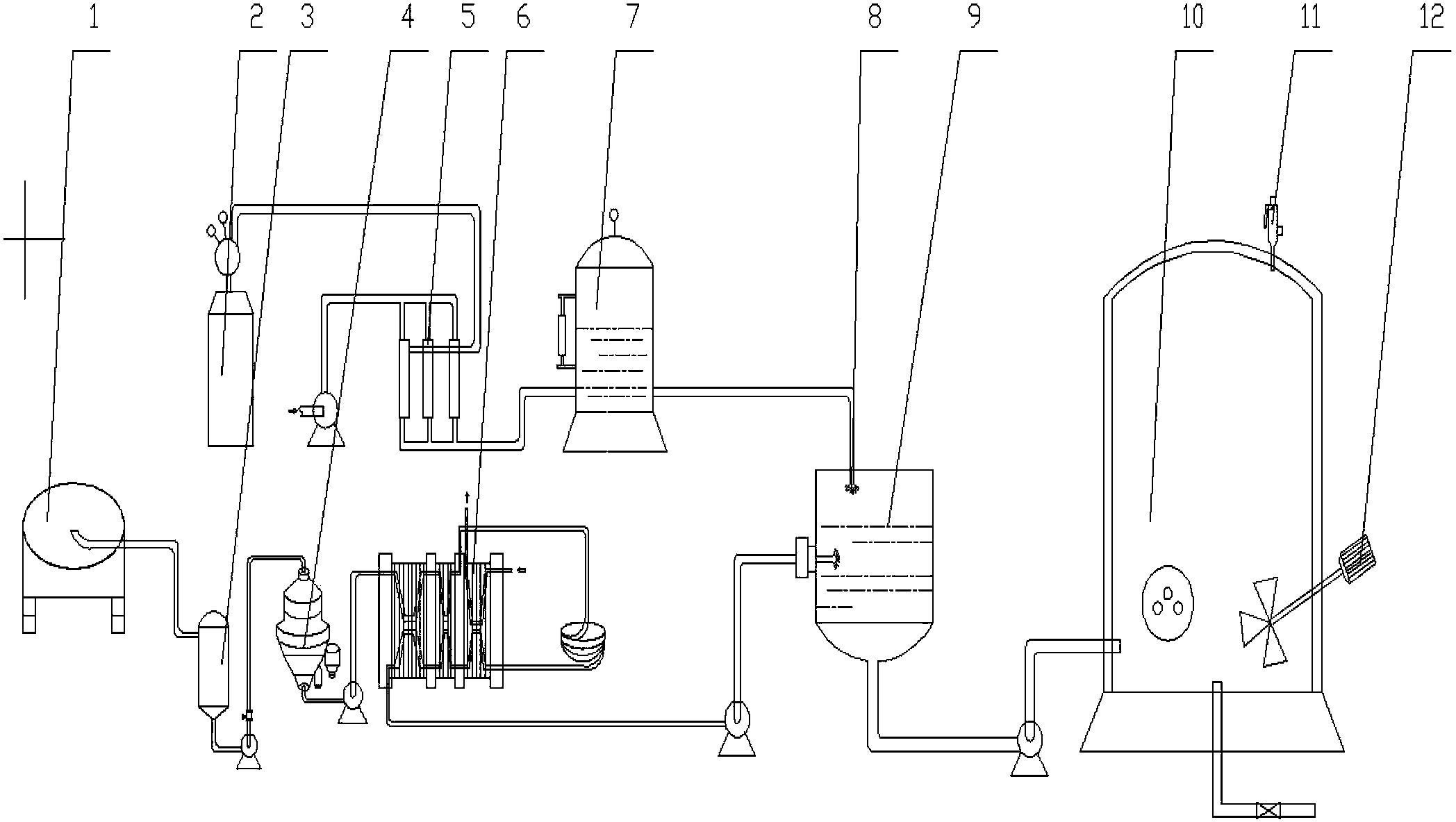 Method and system of using carbonated water for preserving raw milk