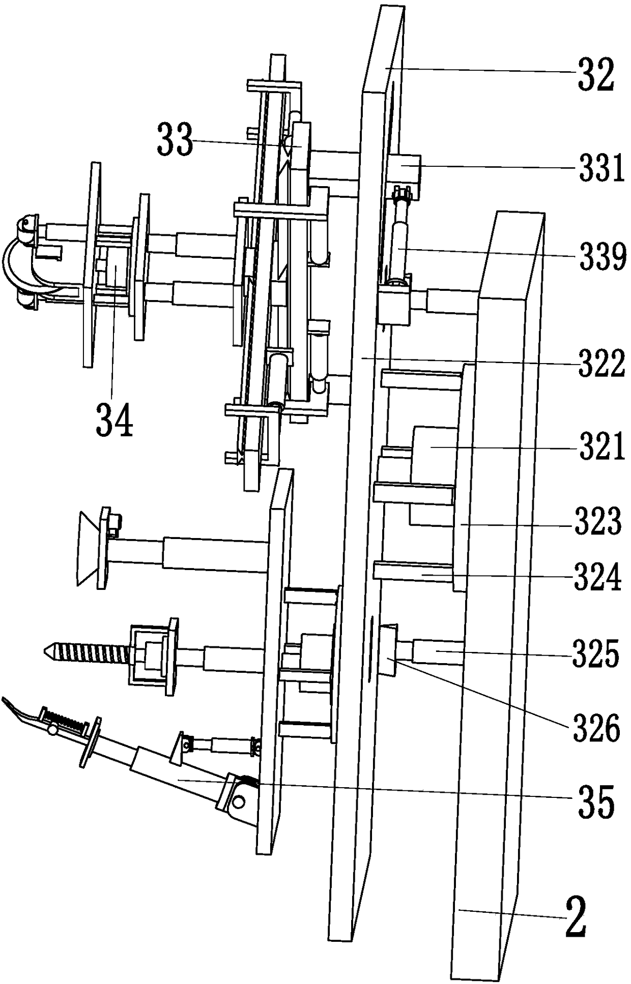 Non-damage automatic treatment device for building wall surface