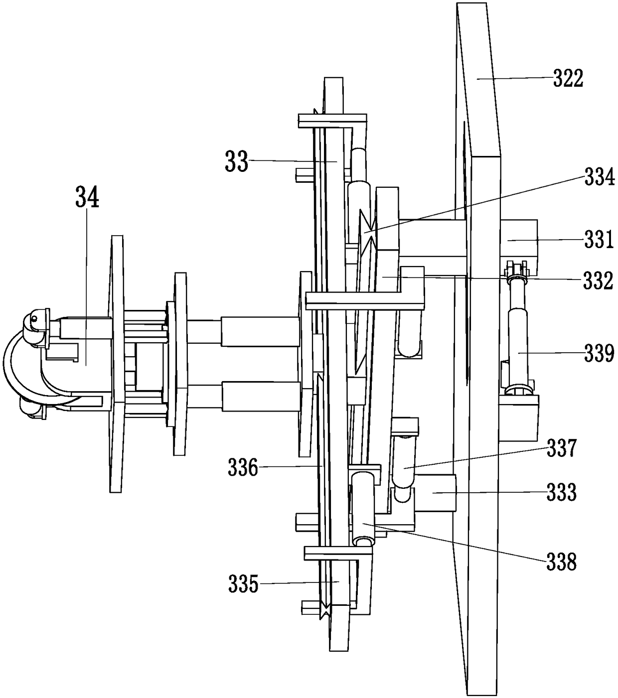 Non-damage automatic treatment device for building wall surface