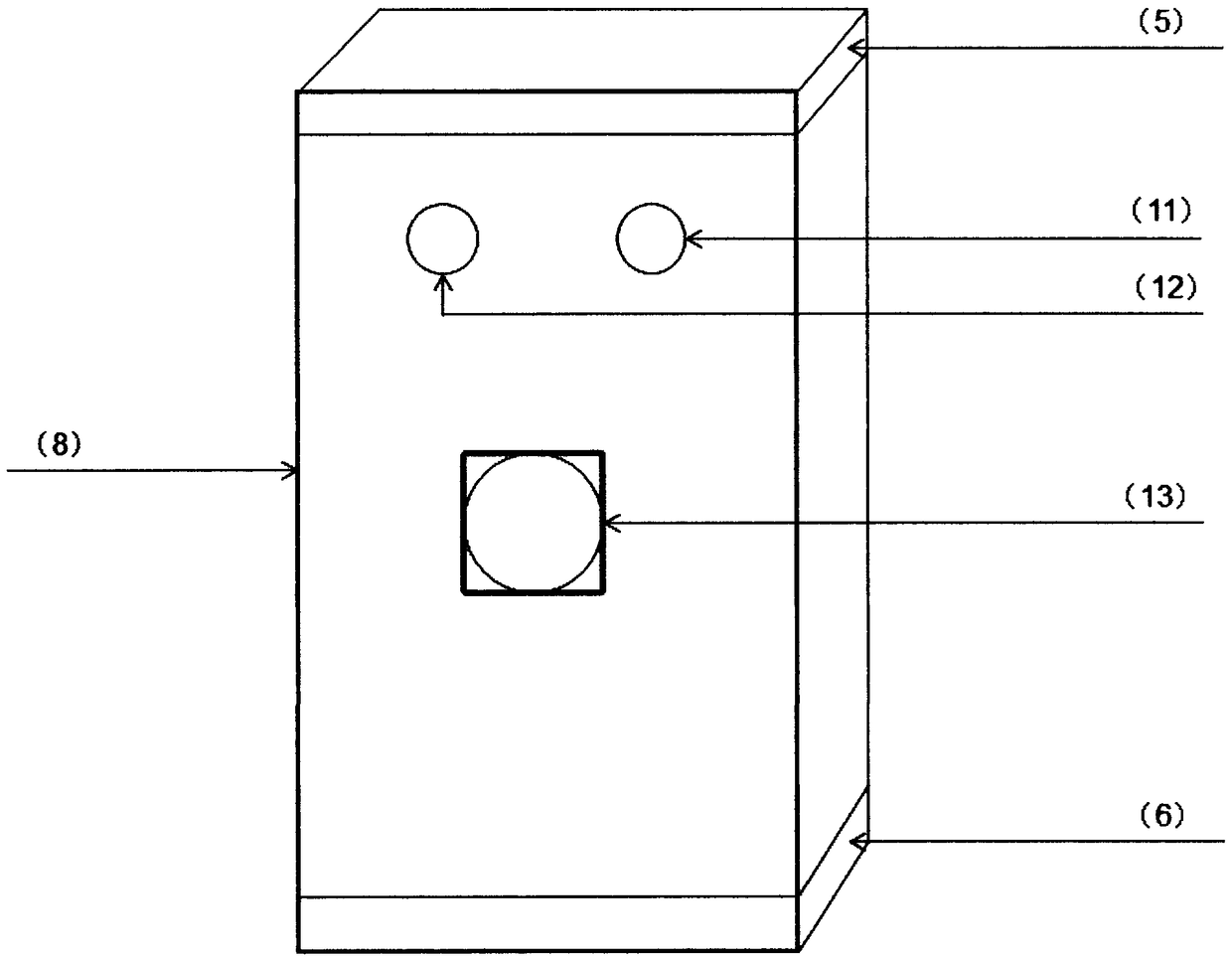 A trough-type grid-connected power generation access system with built-in inverter