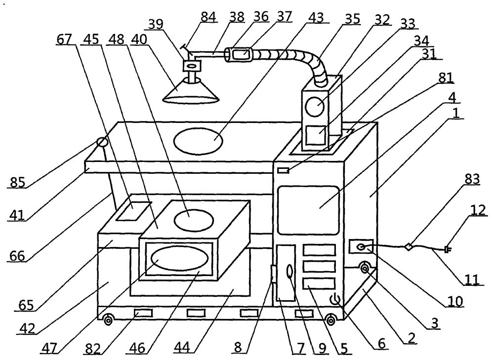 Obstetrical and gynecological disease treating and diagnosing device