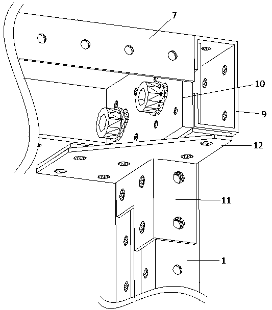 Low-voltage power distribution structure cabinet