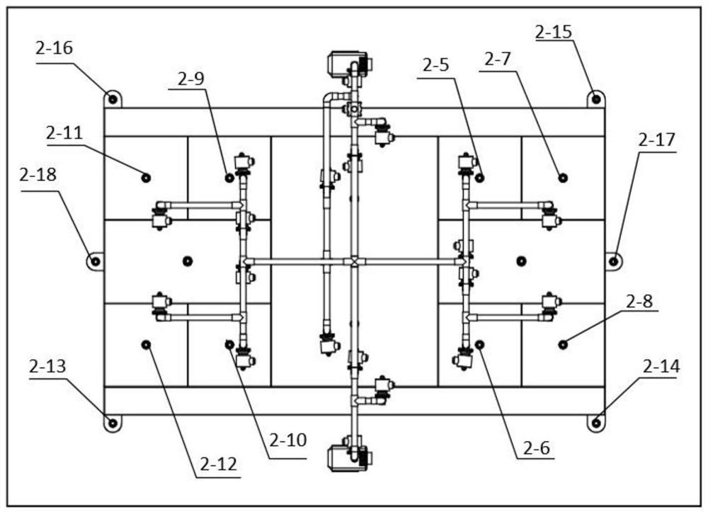 Marine liquid level remote measurement and valve remote control system experimental device and control method thereof