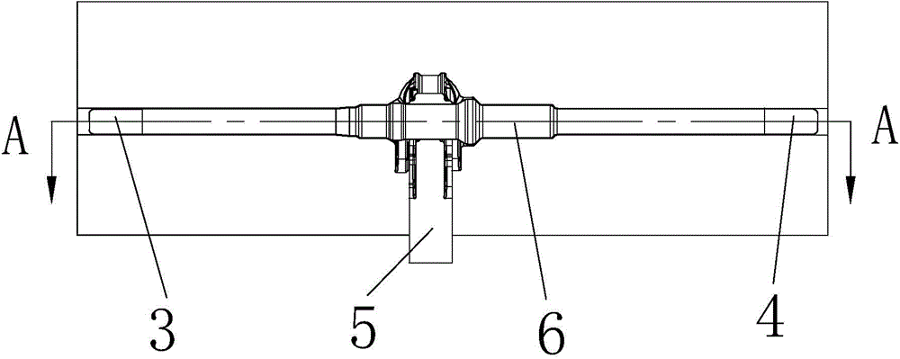 Closed type extrusion forging technology of complete fiber single-throw crankshaft forge piece