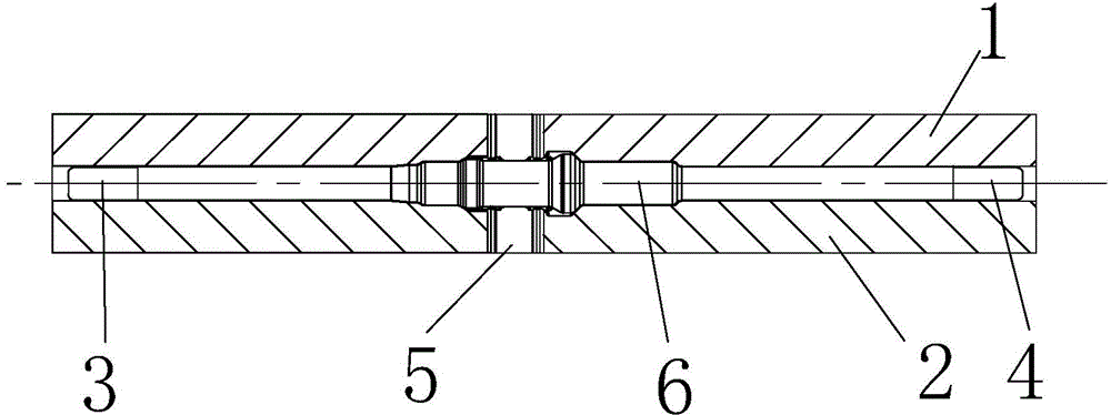 Closed type extrusion forging technology of complete fiber single-throw crankshaft forge piece