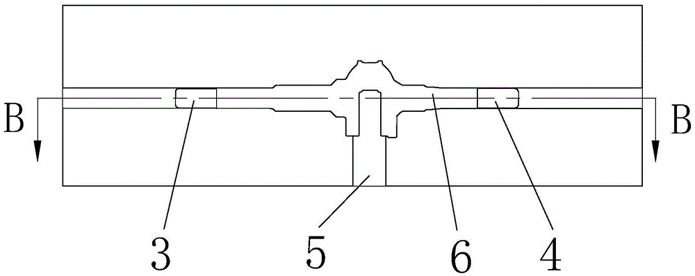 Closed type extrusion forging technology of complete fiber single-throw crankshaft forge piece