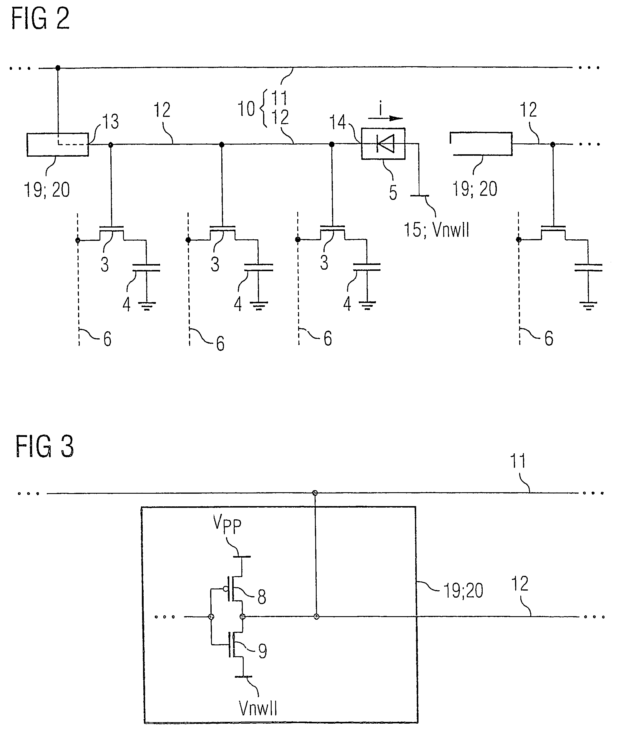 Integrated semiconductor memory comprising at least one word line and comprising a multiplicity of memory cells