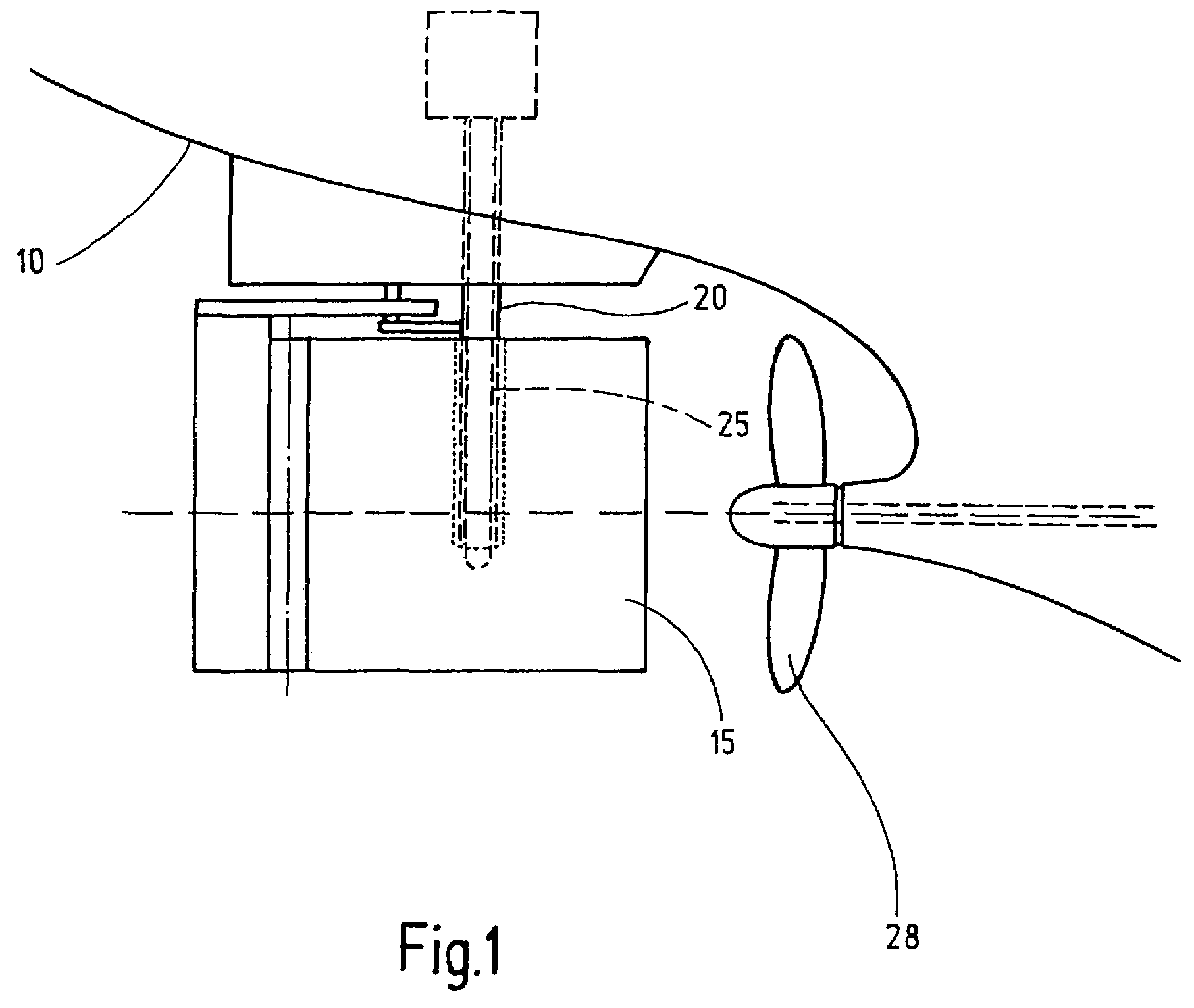 Device for the checking and measurement of the journal bearing clearance on the rudder shaft of a rudder for water-borne craft