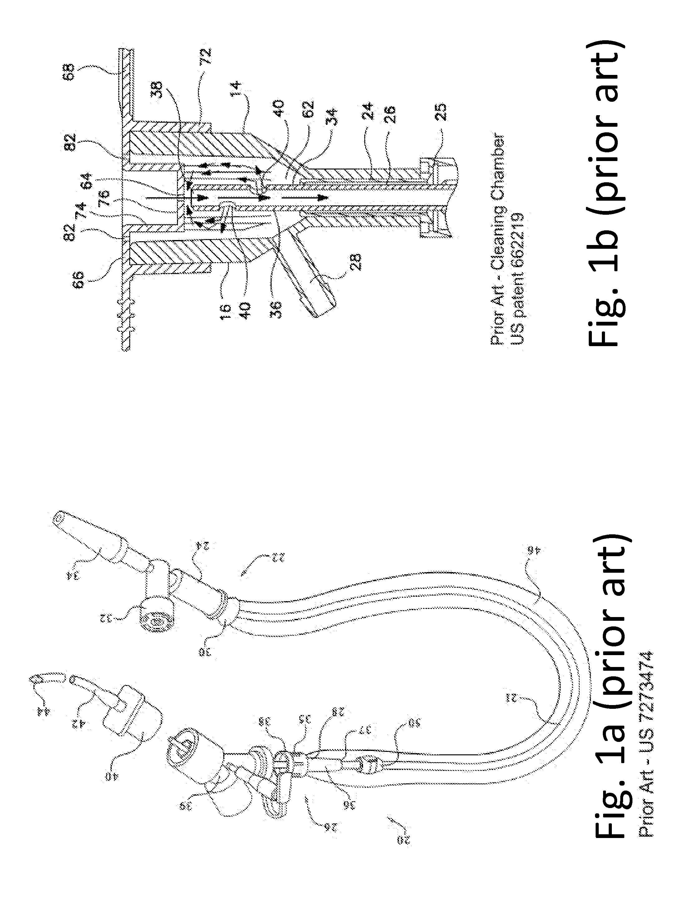 Ballooned ventilation tube cleaning device