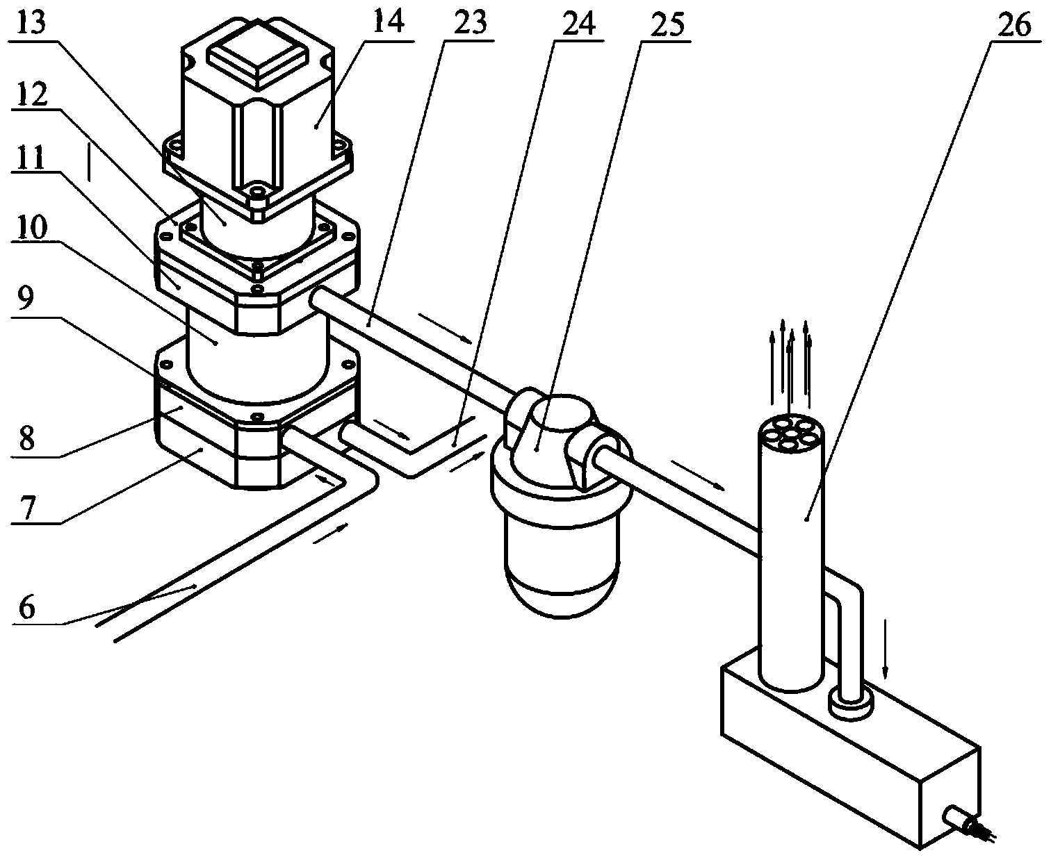 High-flow magnetorheogical fluid recycling device