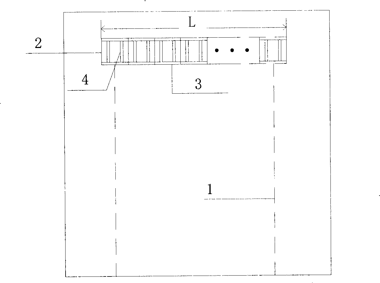 Replacement construction method for post-adding reinforced concrete beam unit for wall