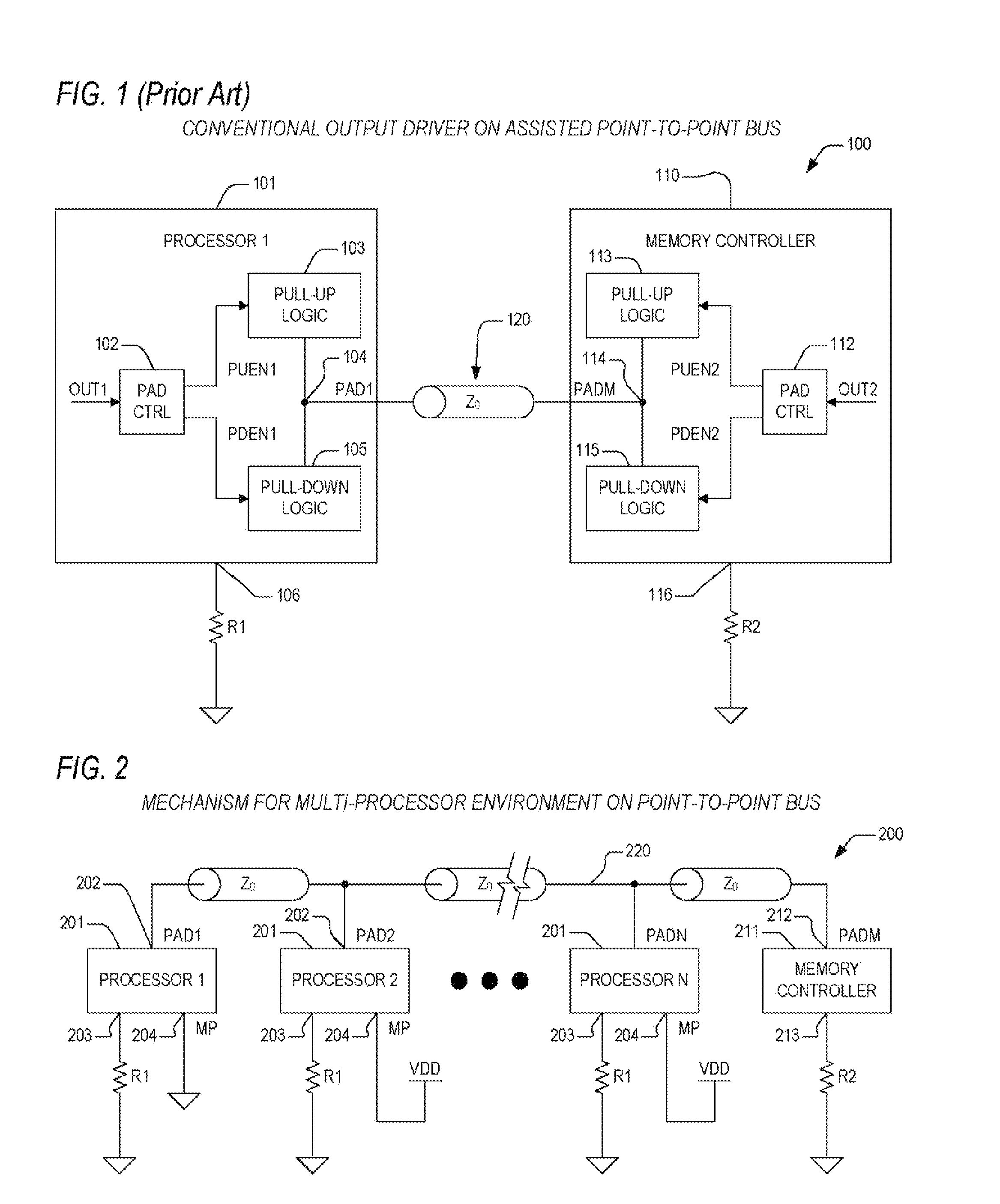 Apparatus and method for enabling a multi-processor environment on a bus