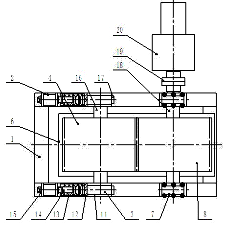 Automatic compression roller gap regulation meshing type extruding and crushing machine