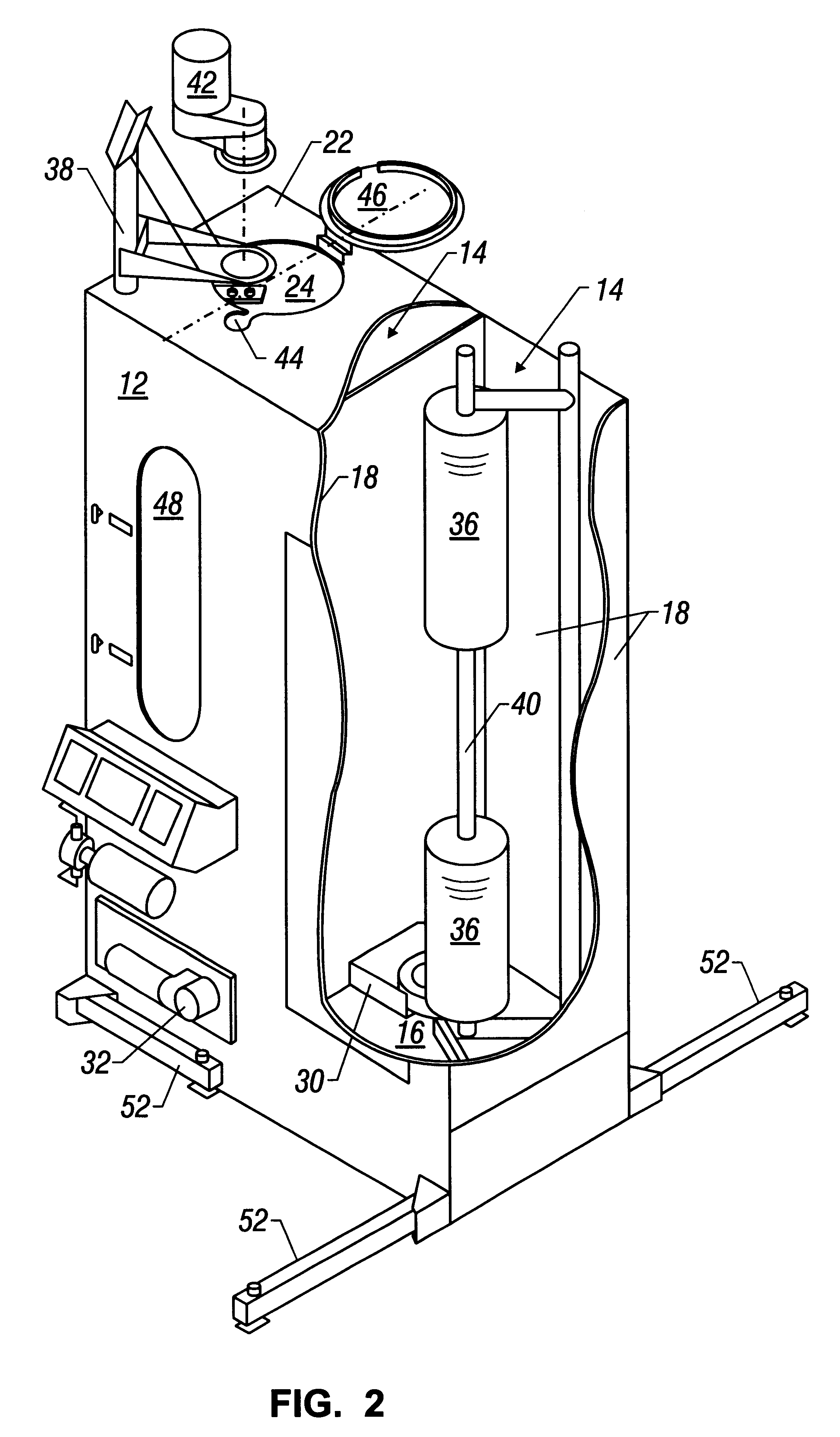 Reactor stud cleaning booth