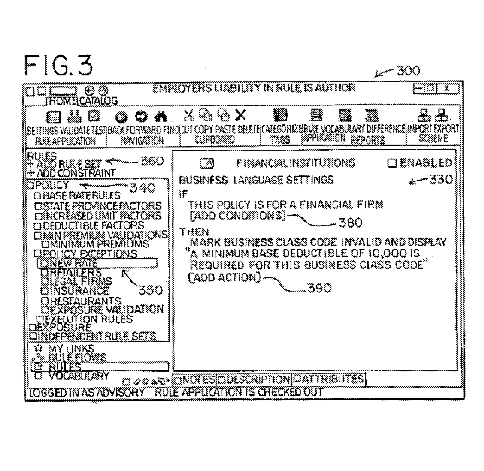 System and method for applying a business rule management system to a customer relationship management system