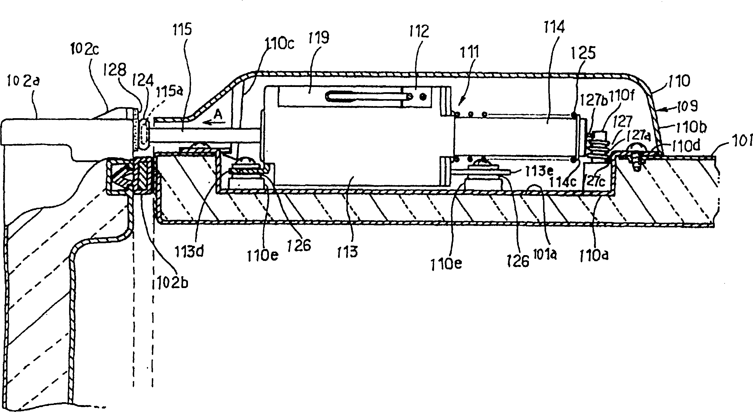 Door-opening device for storeroom