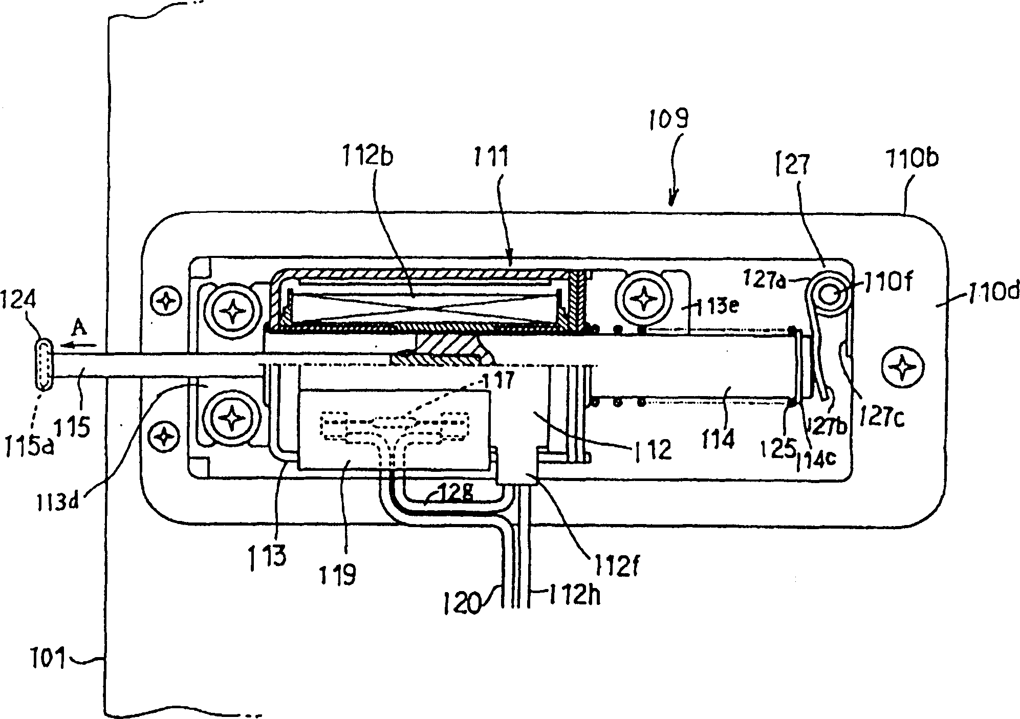 Door-opening device for storeroom