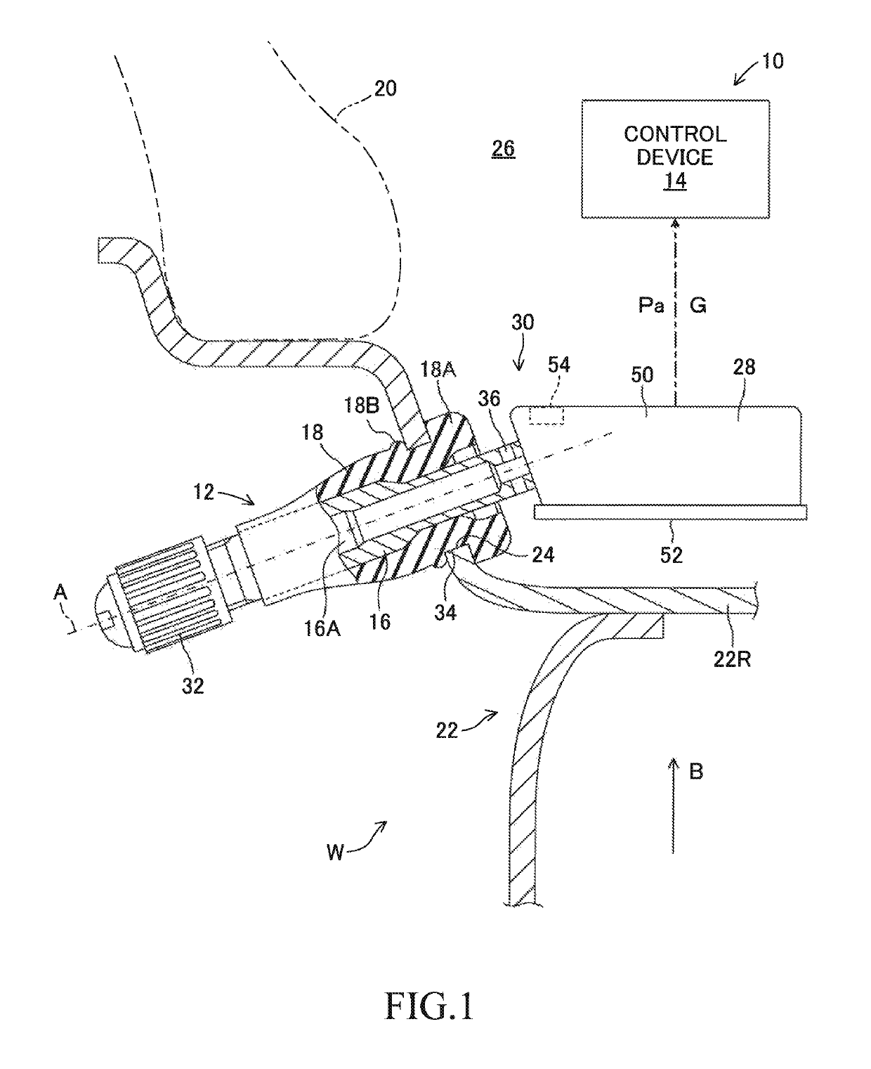 Replacement necessity determination device for snap-in valve