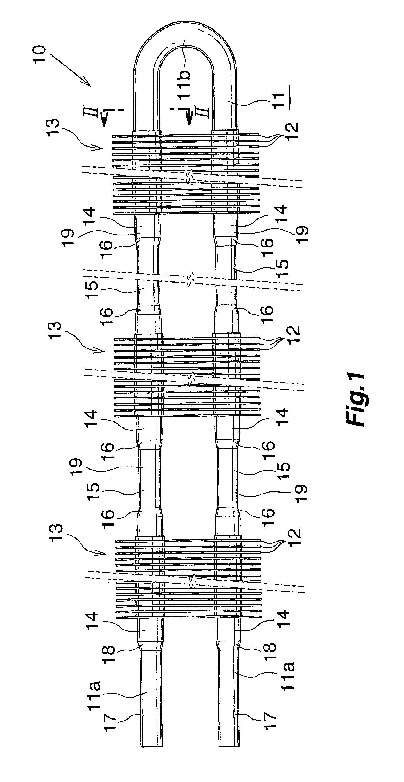 Finned tube for heat exchangers, heat exchanger, process for producing heat exchanger finned tube, and process for fabricating heat exchanger