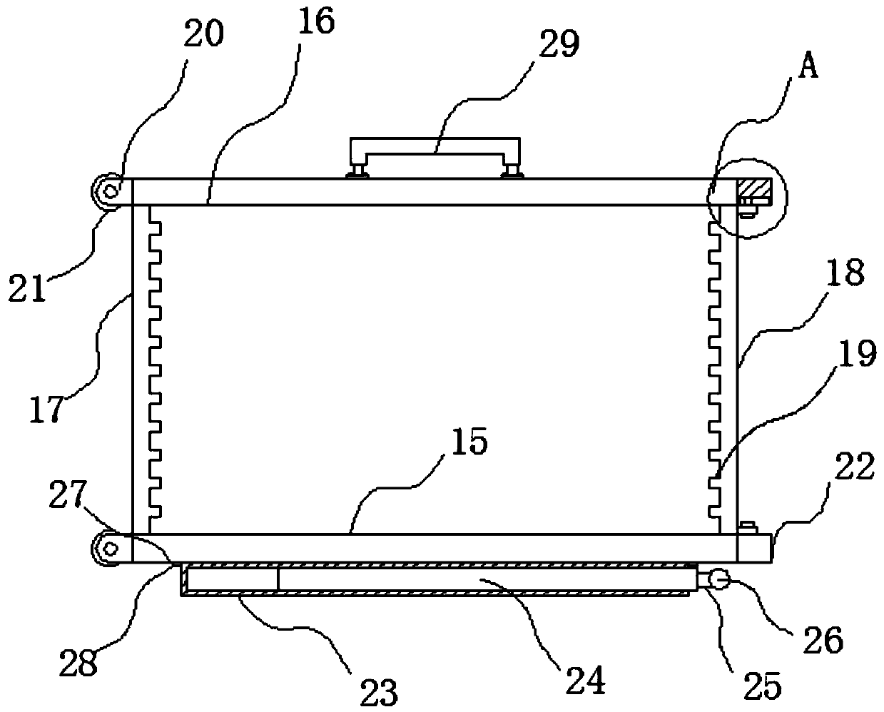 Lead frame and supporting and positioning device for lead frame stacking