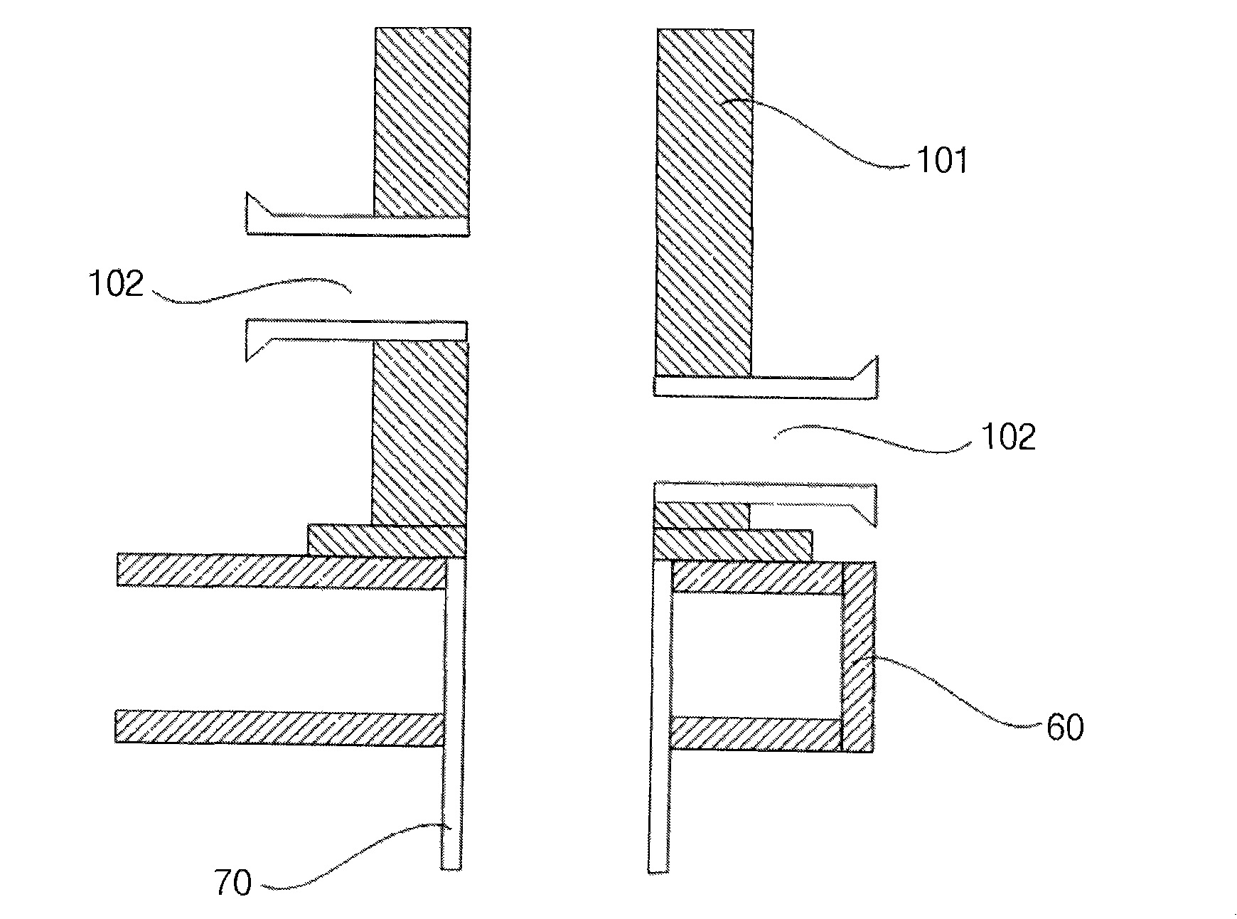 Device and method for eliminating fluorinated gases