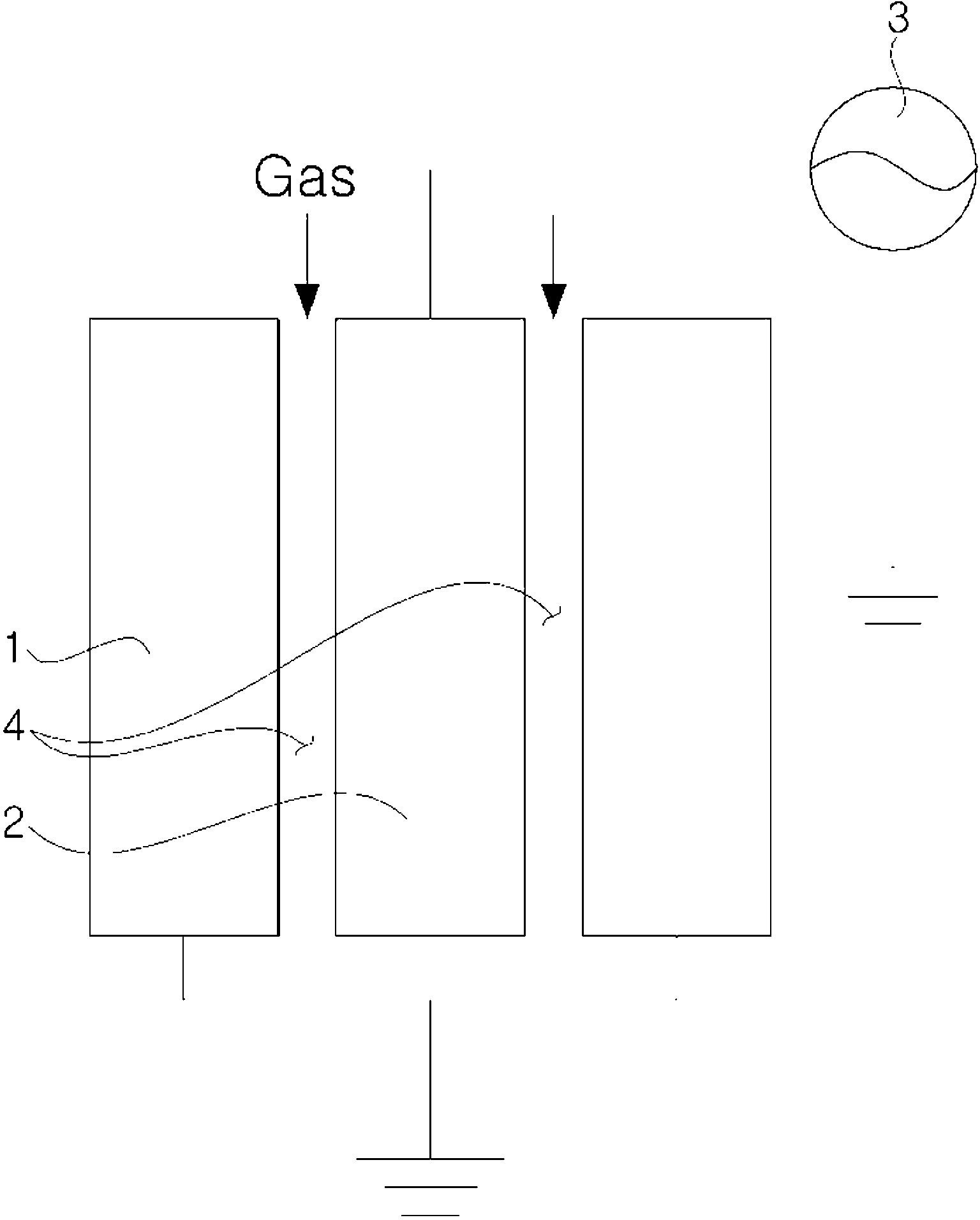 Atmospheric-pressure plasma generation device