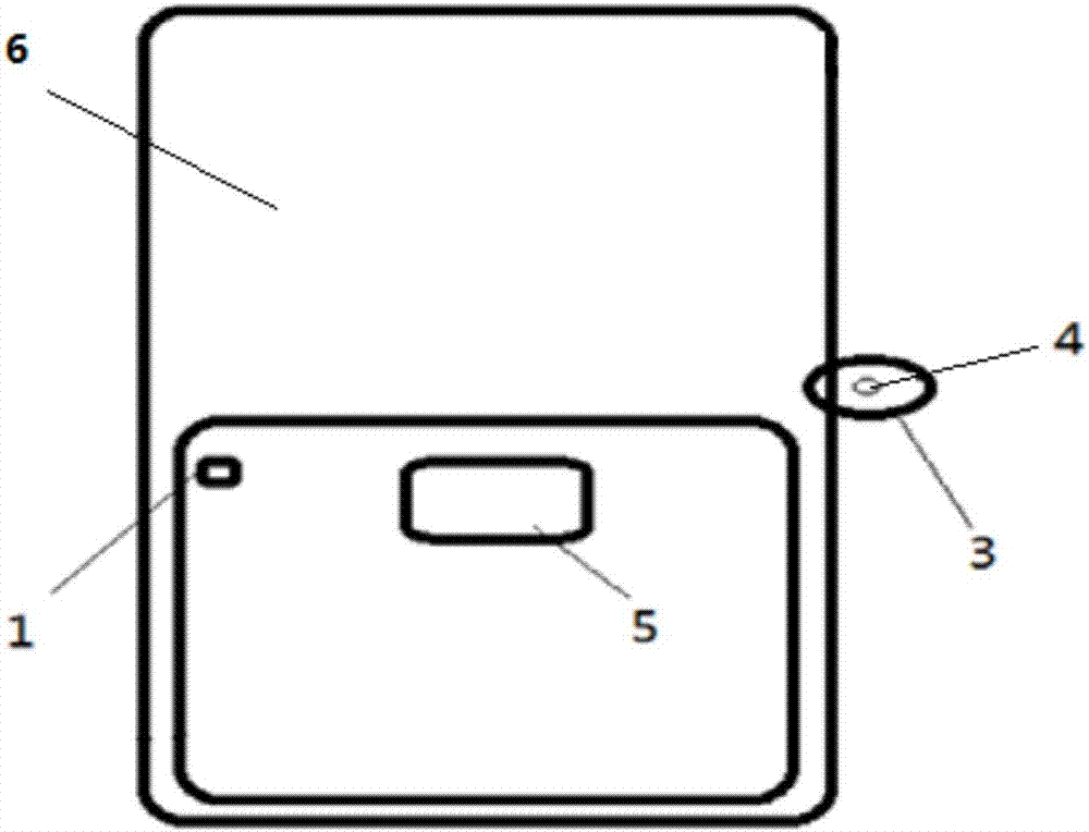 System and method for opening image in right side blind area automatically