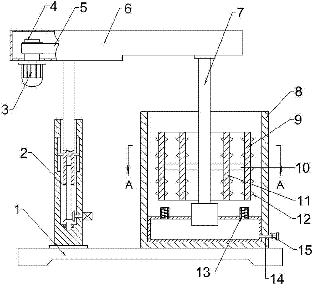 Paint dispersing equipment with spraying dispersion function