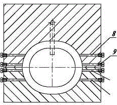 A kind of integral forming process method of thin-walled annular rib cylindrical part