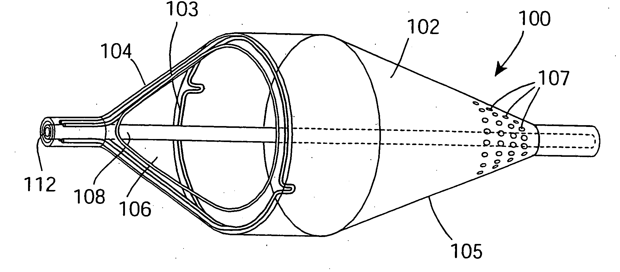 Support frame for an embolic protection device