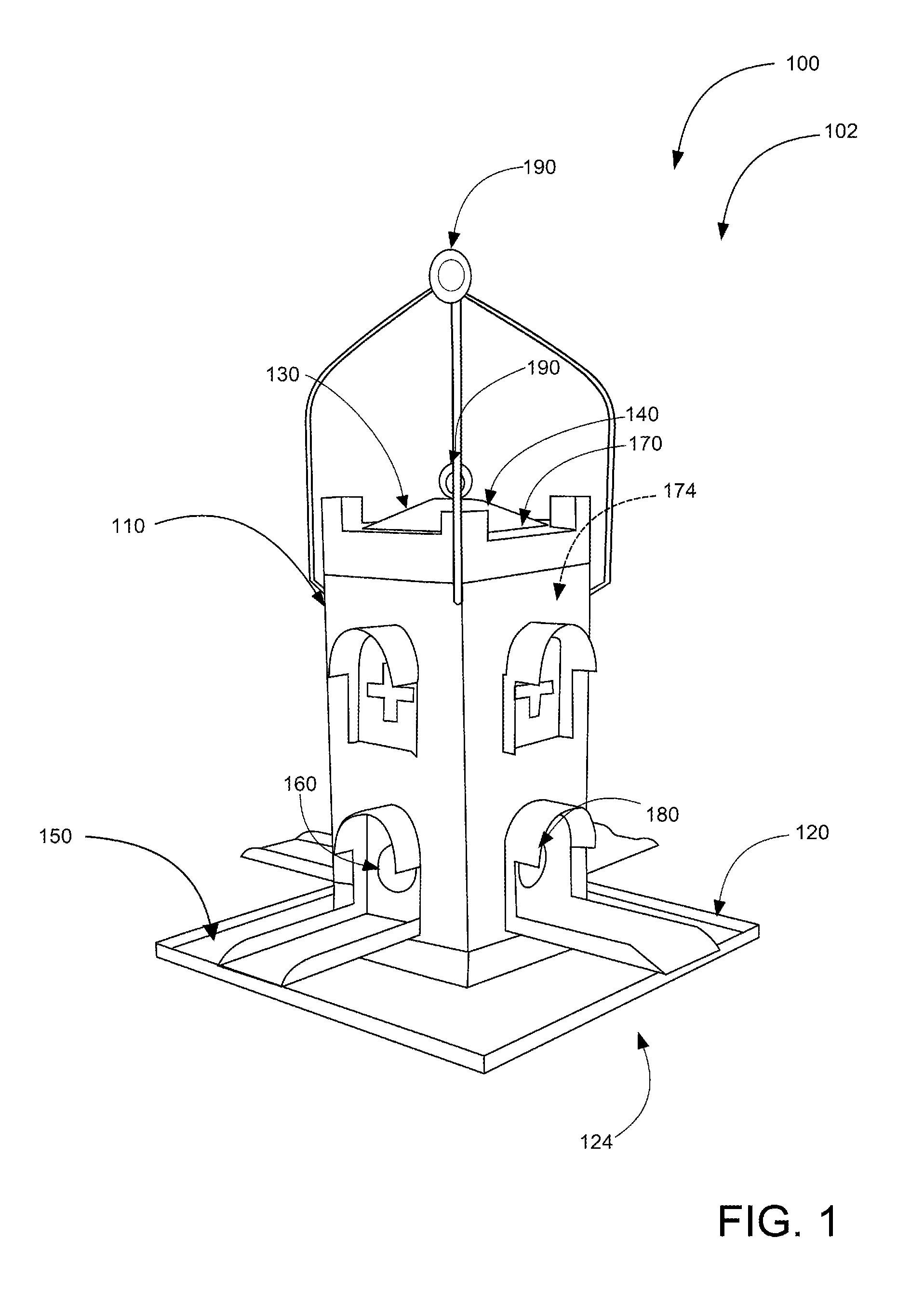 Castle birdfeeder systems