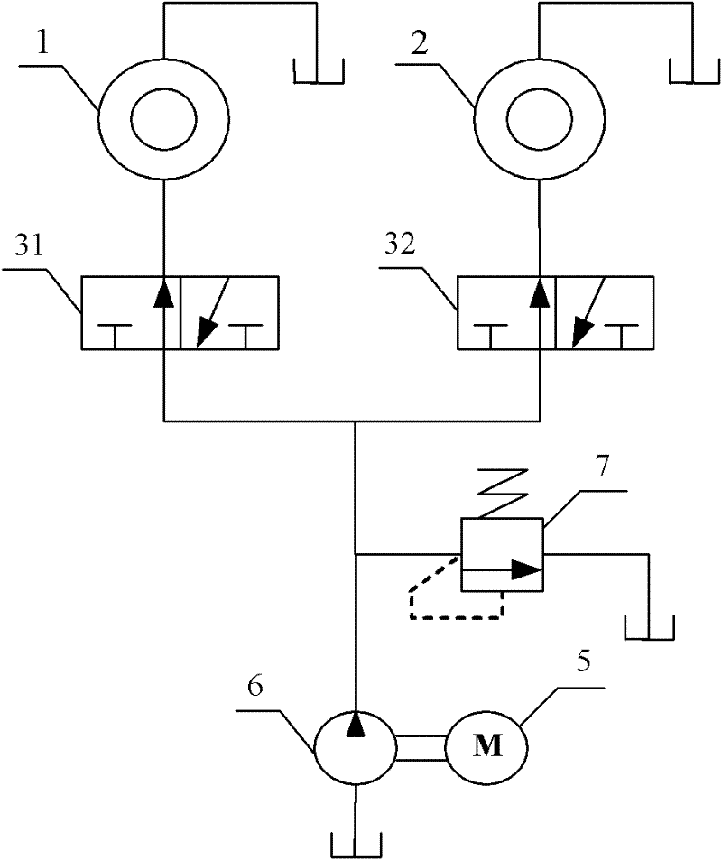 Device and method for controlling satellite attitudes through liquid circuit valve