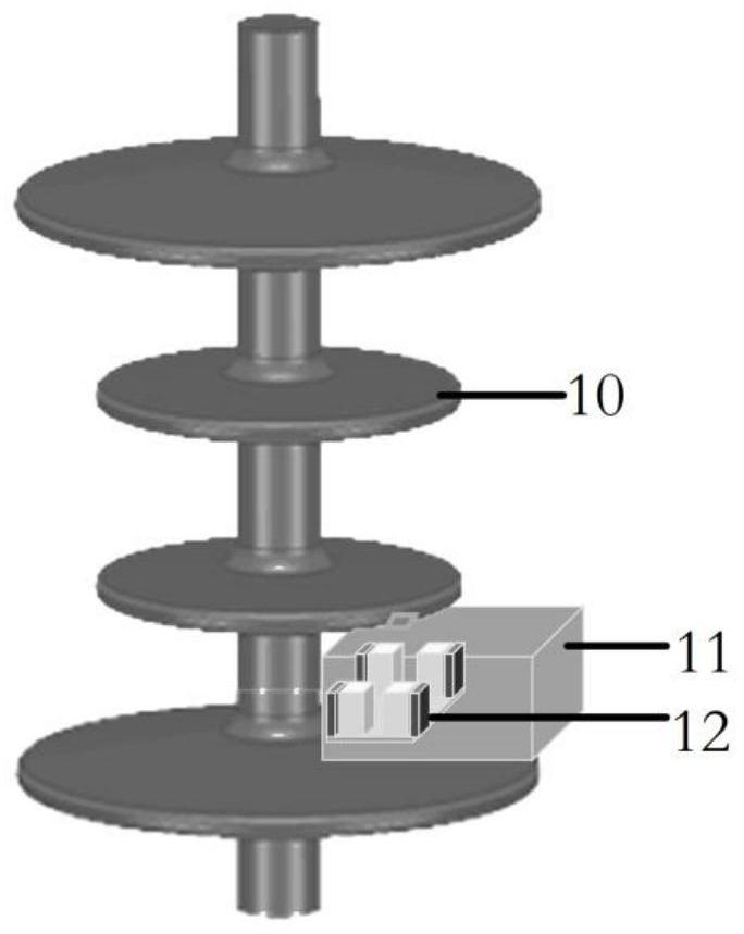 High-temperature stable magnetic resonance sensor magnet structure and measuring device