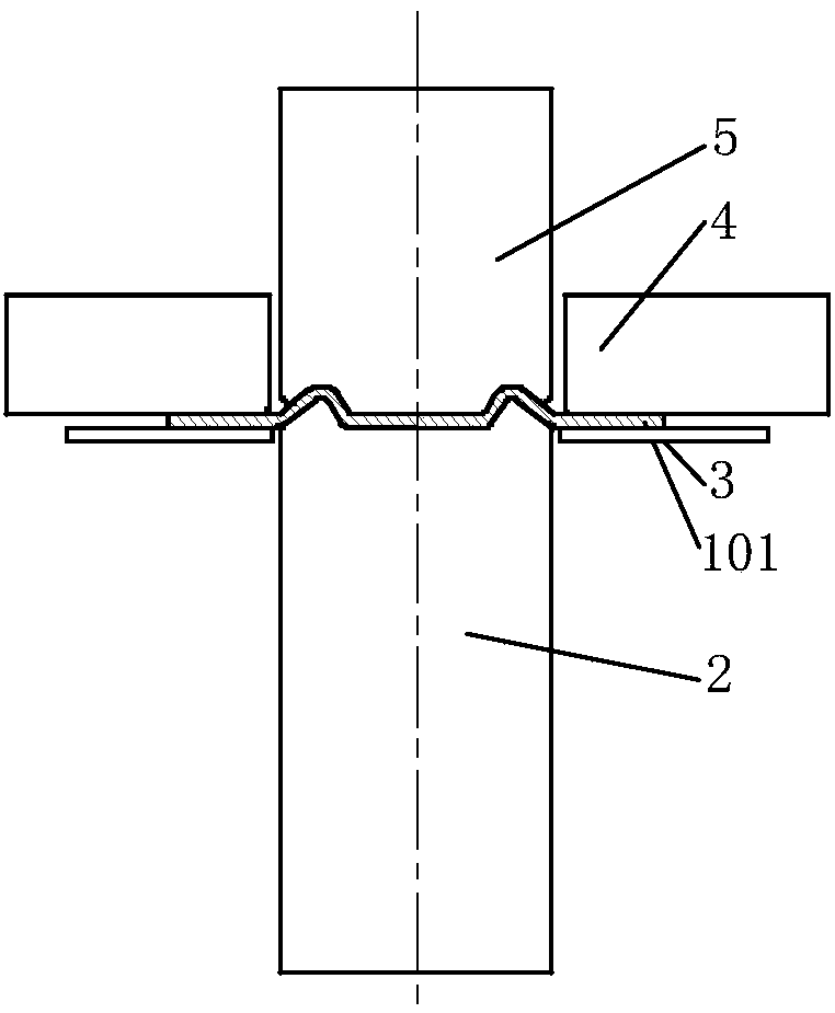 Stamping and spinning integrated forming device for thin-wall cylinder part with concave bottom and forming method thereof