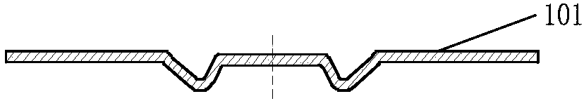 Stamping and spinning integrated forming device for thin-wall cylinder part with concave bottom and forming method thereof