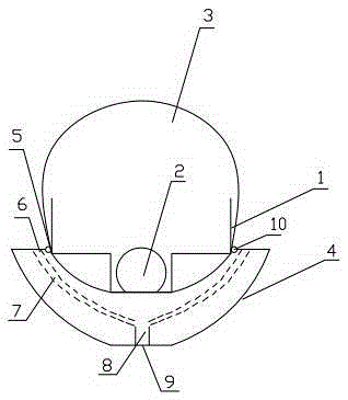 Composite led lighting device