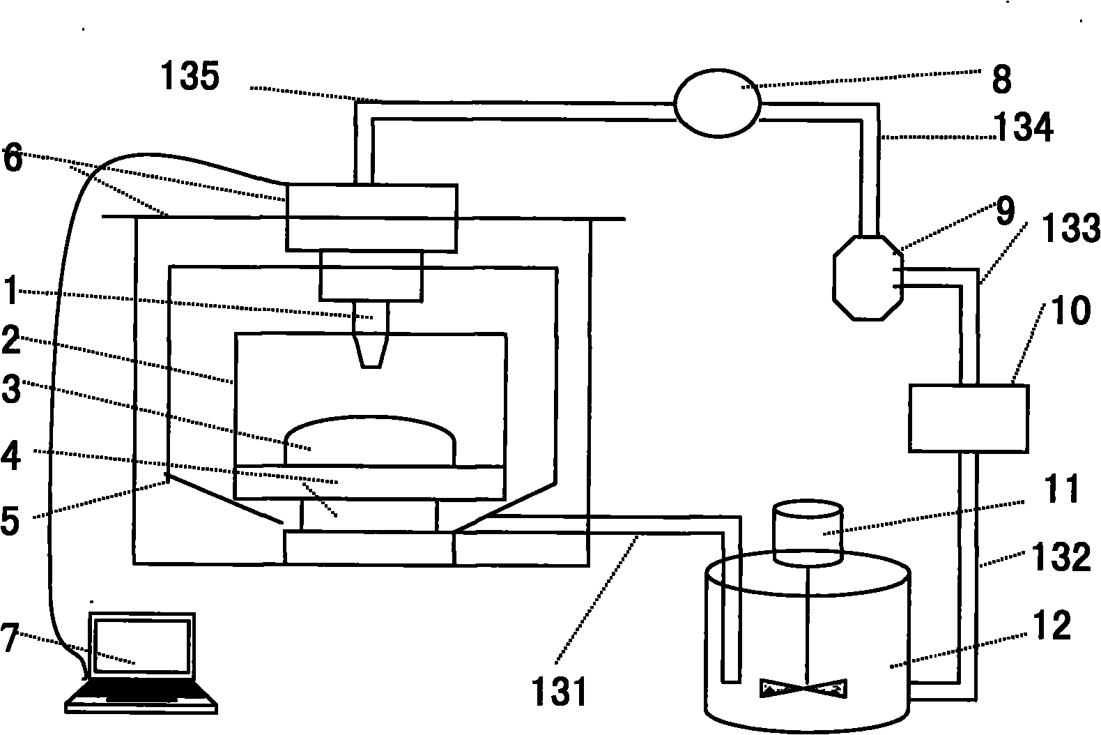 Total-flooding jet polishing device and method