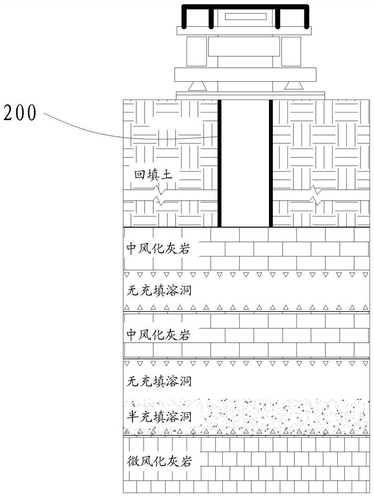 Full-rotation double-sleeve variable cross-section retaining wall pile forming method for cast-in-place pile