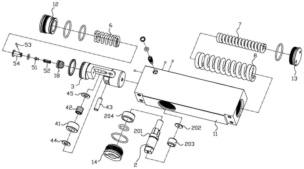 360-degree rotatable oil pressure door closer