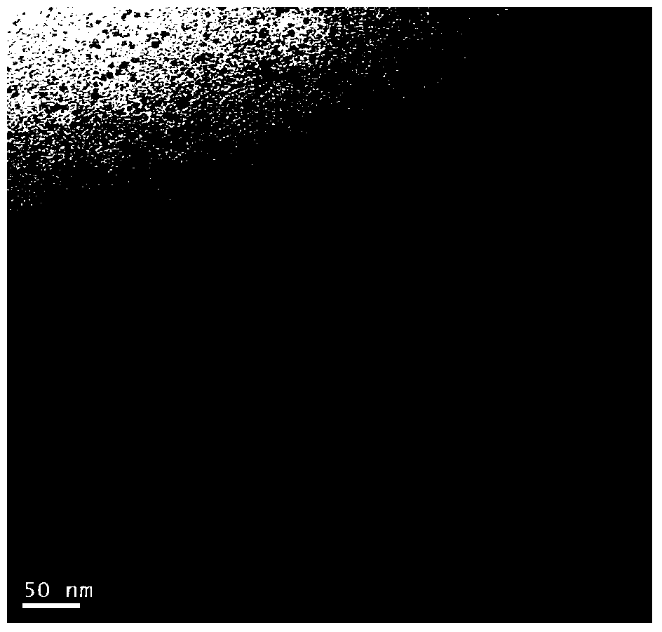 Physical crosslinking PVA/PEO hydrogel orpiment quantum dot transdermal patch and preparation method thereof