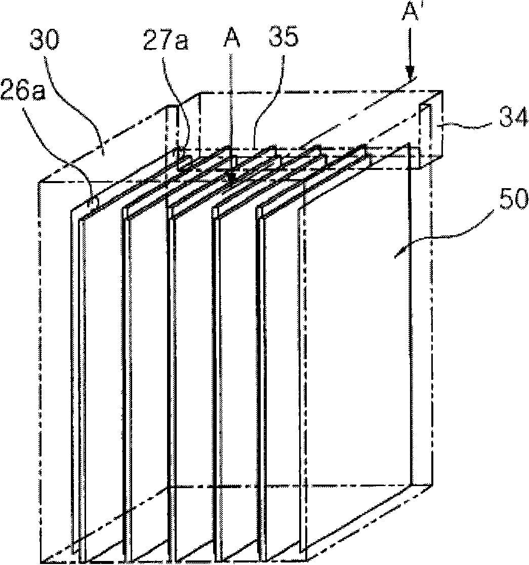 Electro-chemical water processing apparatus and method thereof