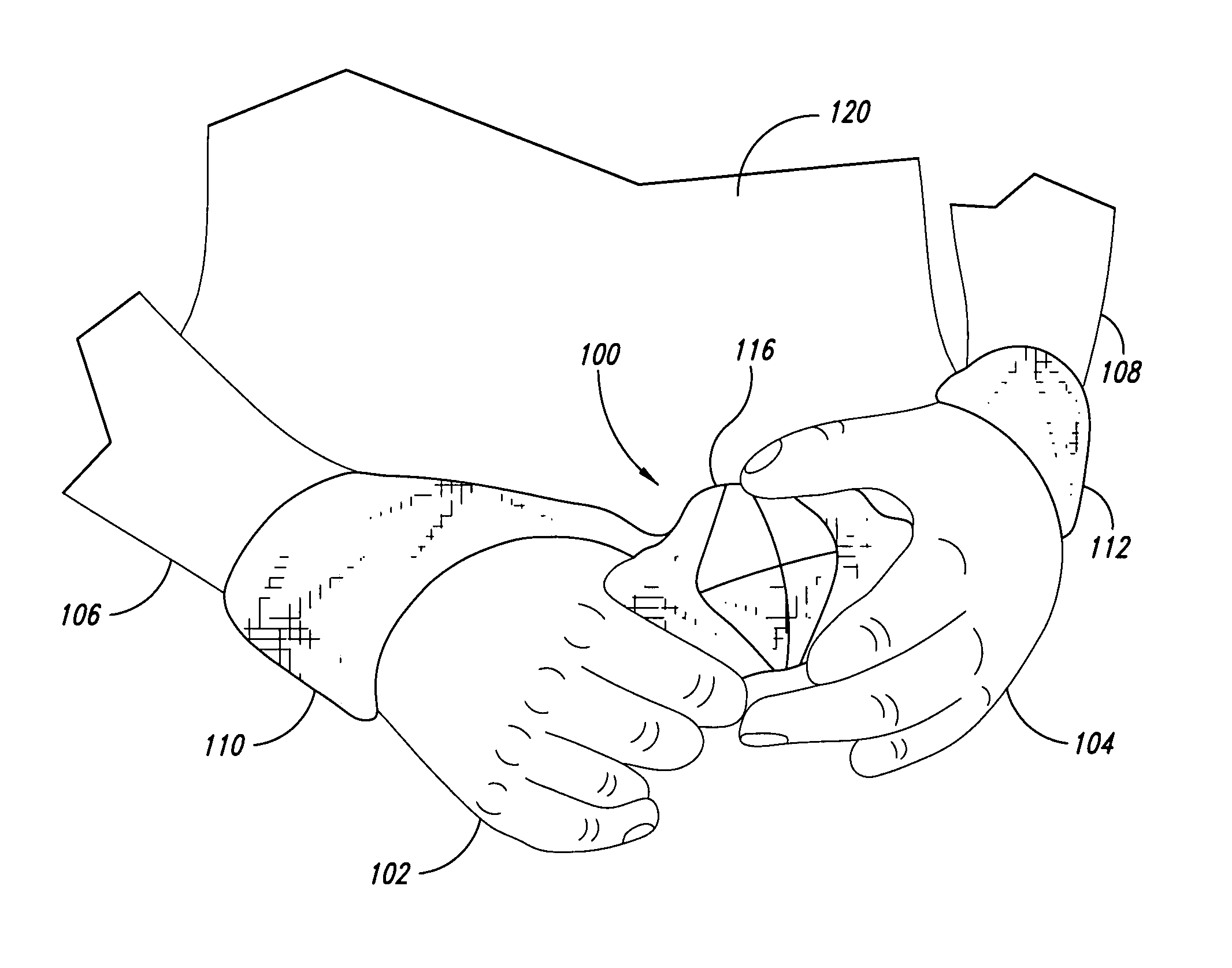 Arm retention system for physical therapy