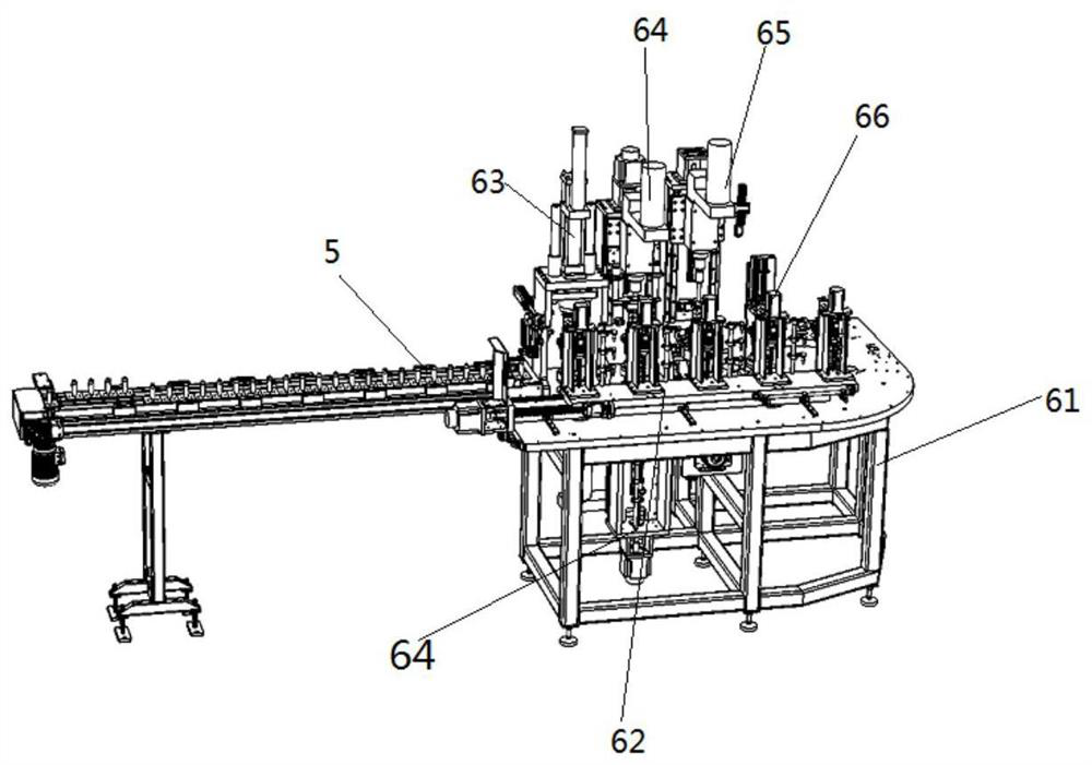 Rotor finish machining full-automatic production line and rotor finish machining full-automatic production process