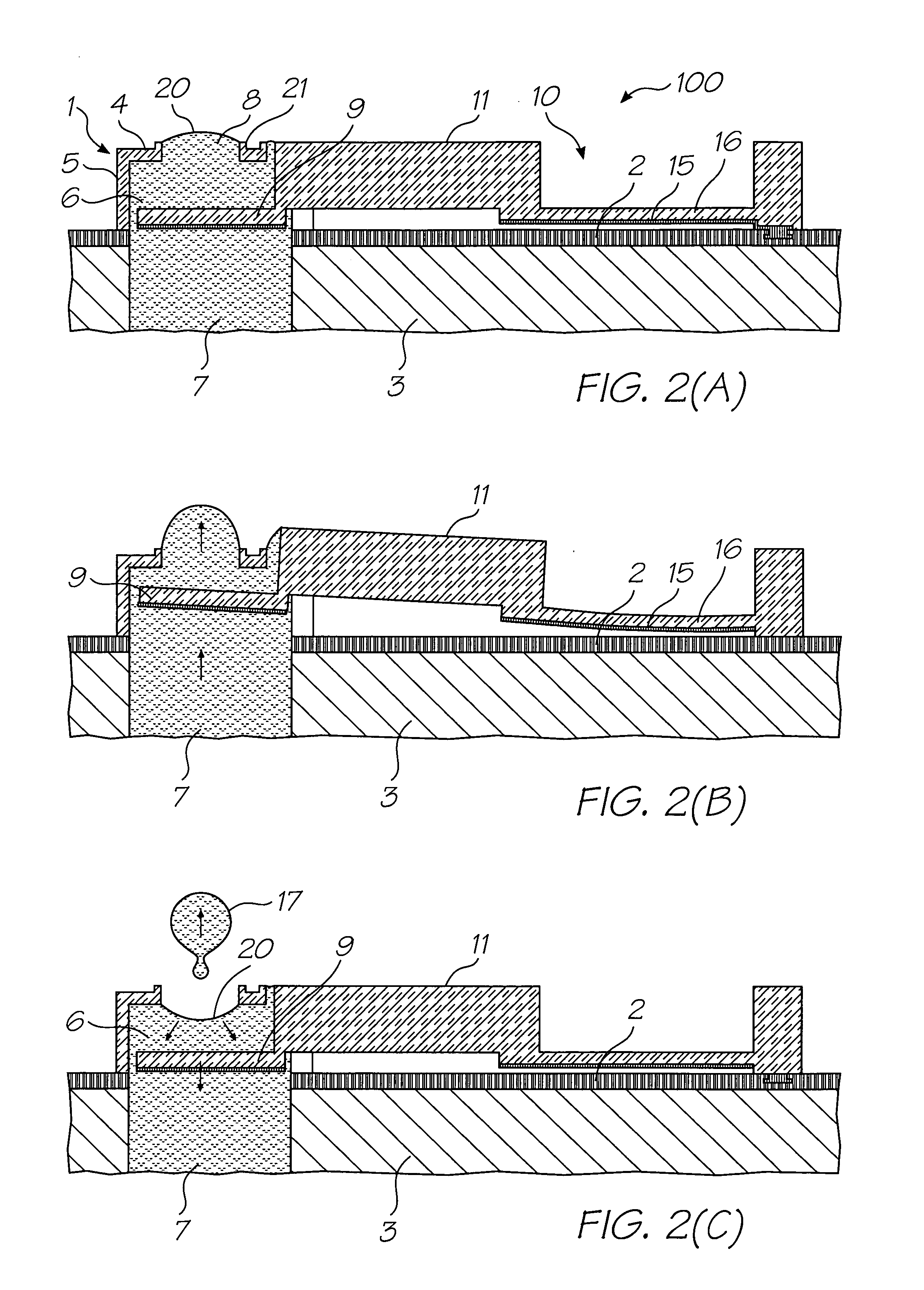 Inkjet nozzle assembly having thermal bend actuator with an active beam defining substantial part of nozzle chamber roof