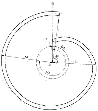 Structure of a separating disk used for blood continuous centrifugal separation